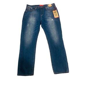 MBX Jeans 36 x 30 Slim Fit Men's Blue Denim Slim Fit